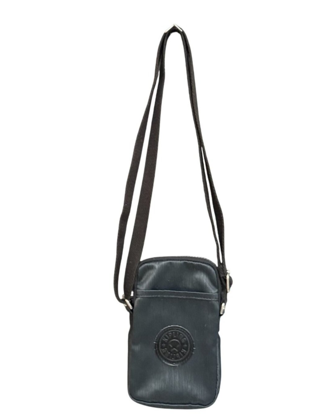 Kipling Women's Tally Crossbody Phone Bag Black Nylon Purse Adjustable Strap